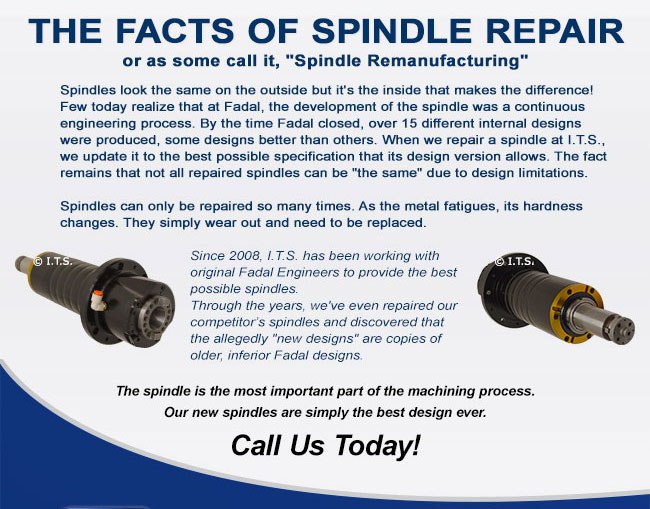 Fadal Reman Spindle